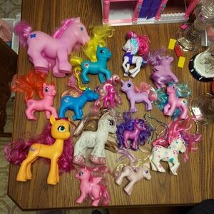 Vintage My Little Pony Mixed Bait Lot of 15 Collectible Figures